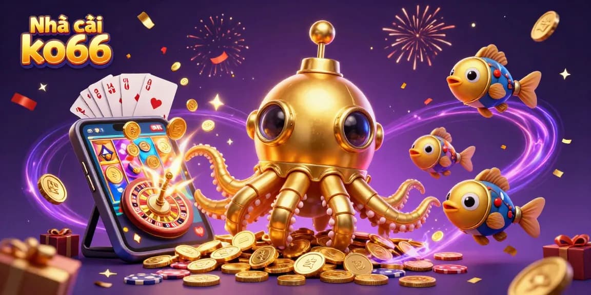 Experience thrilling online gaming at Nhà cái ko66 with vibrant slot games and rich casino visuals.