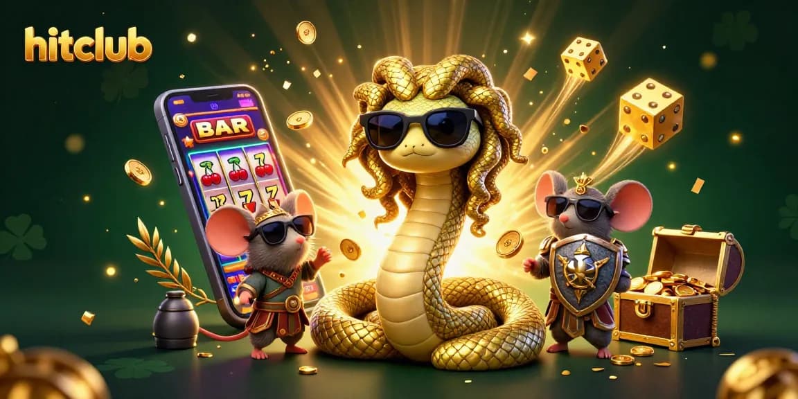 Experience thrilling wins at hitclub with cute Medusa and warrior mouse among jackpot riches.