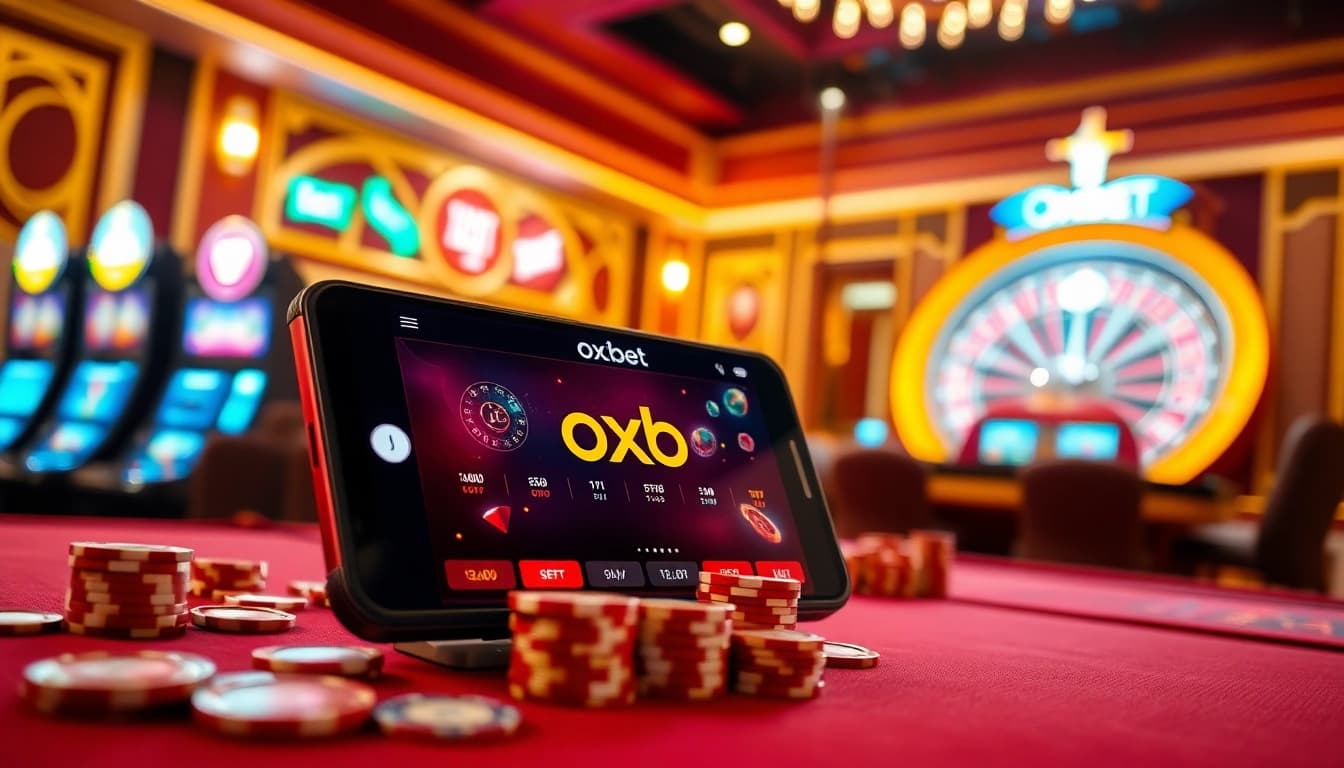 Experience the thrill of the oxbet app with exciting casino visuals and strategic gameplay.