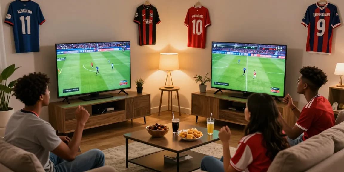 Fans enjoying bolakami live soccer streaming in HD quality with engaging features