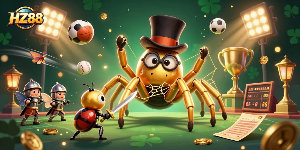 Players explore HZ88's vibrant casino with dynamic games and thrilling experiences surrounding them.