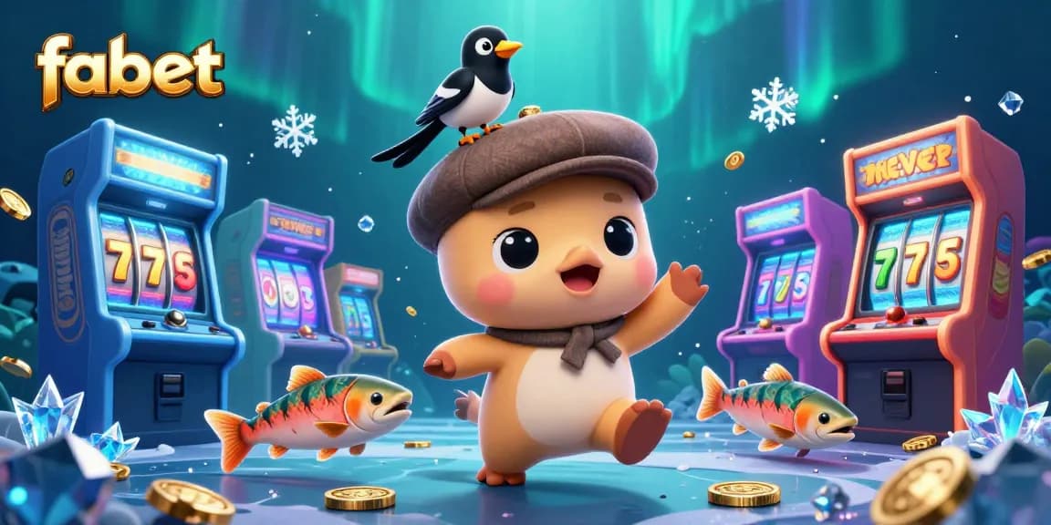 Spin the slots with fabet alongside a playful cartoon Nessie and shimmering coins!