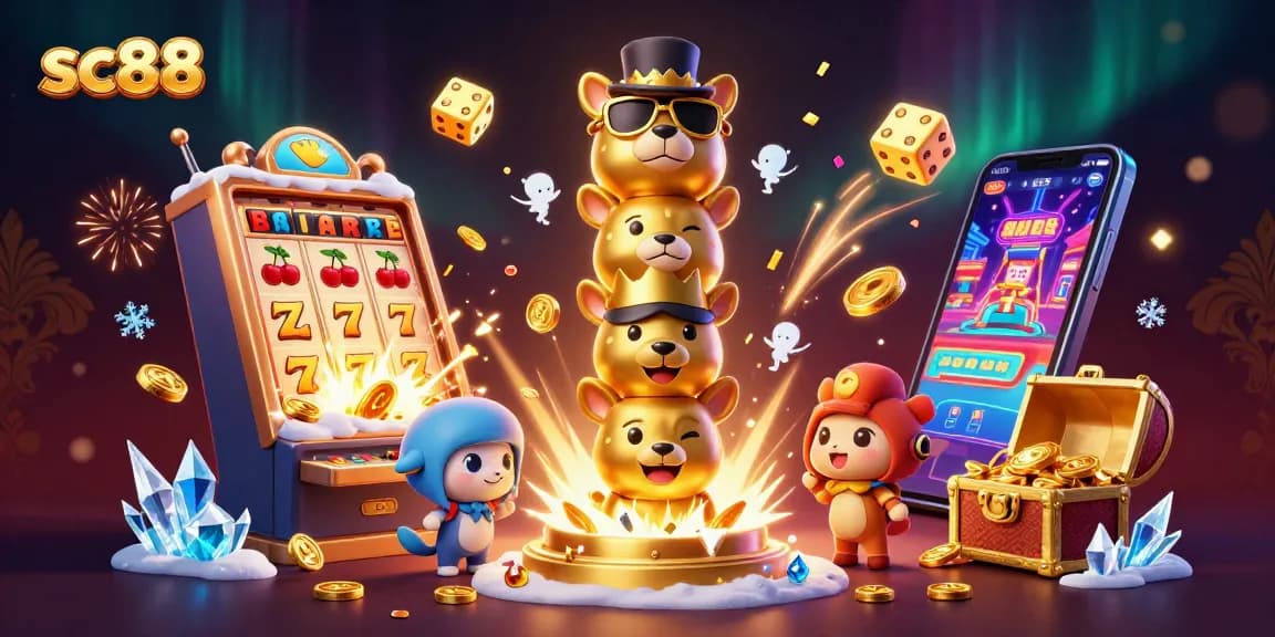 Spin the reels with sc88's vibrant 3D casino world filled with excitement and winning action.