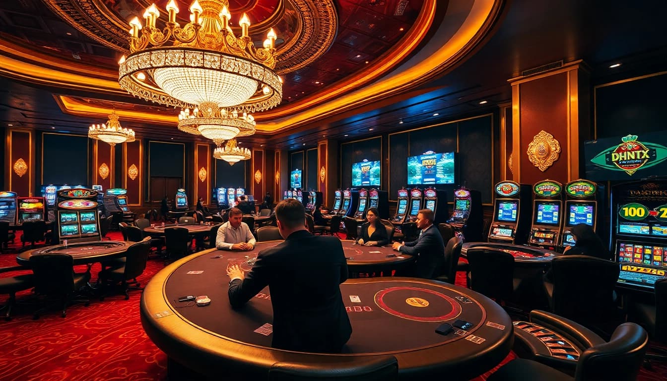 Experience the thrill of winning at DH88 Casino with high-stakes poker and vibrant slot machines.