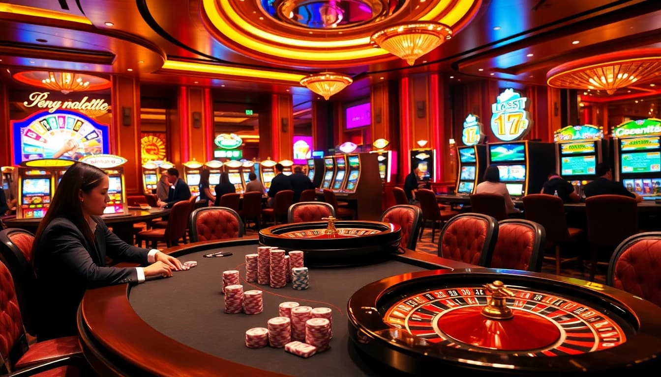 Lương Sơn TV brings excitement to top-tier gambling experiences at a luxurious casino.