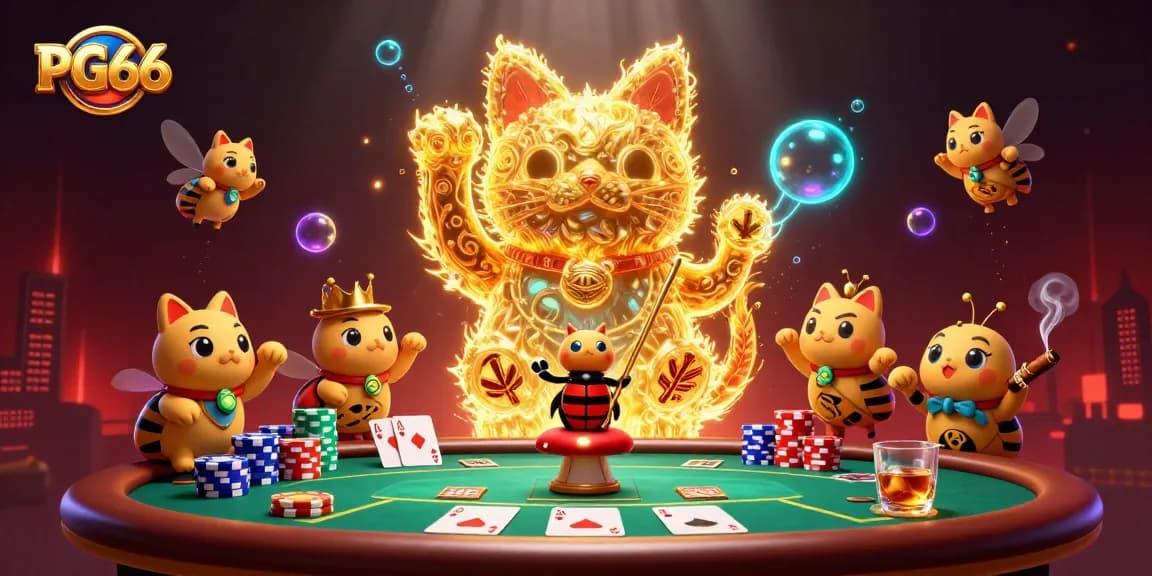 Experience thrilling gaming excitement at PG66 in this vibrant casino scene.