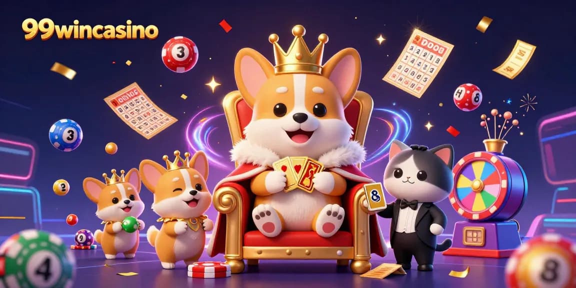 Join the excitement at 99wincasino with stunning 3D casino characters and vibrant game elements.