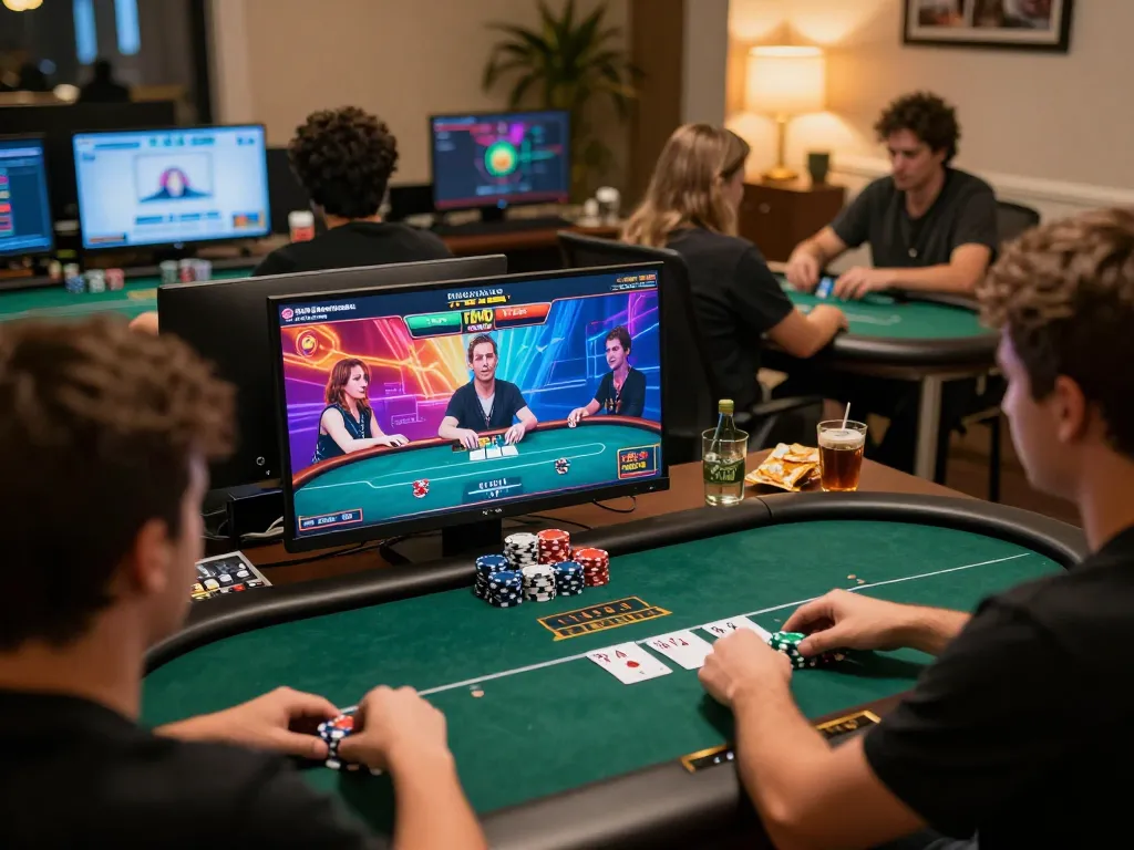Players engage in an online poker game on 559X, showcasing dynamic gameplay and strategic betting.