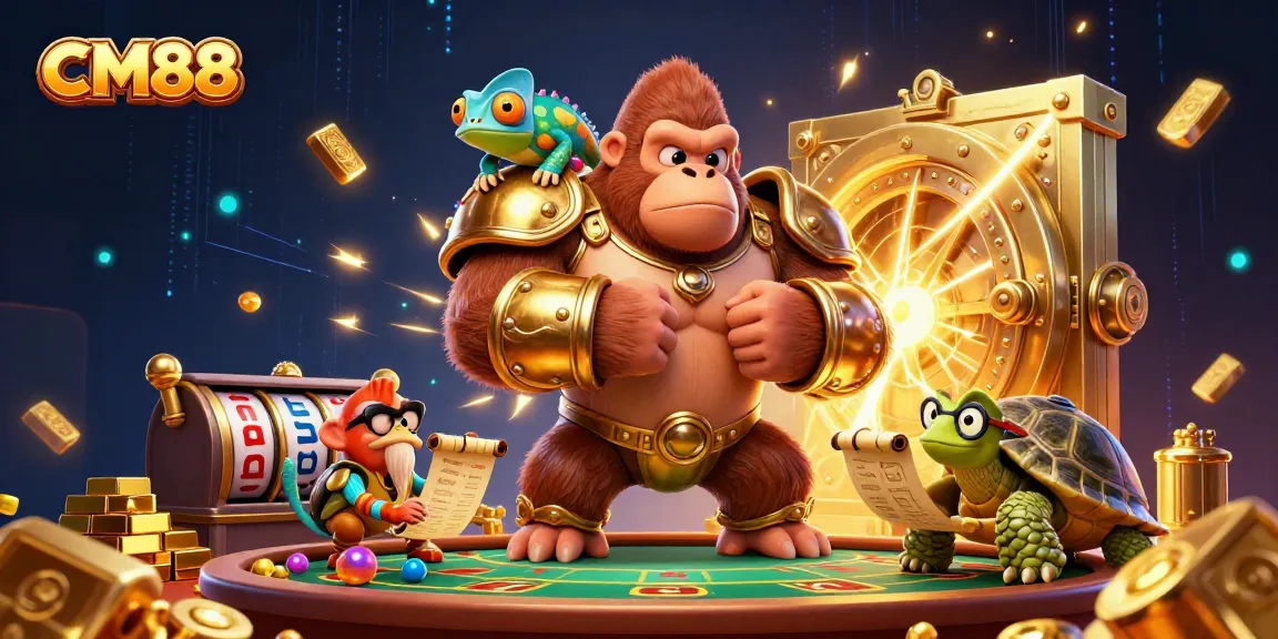 CM88 engages players with powerful symbols of wealth and luck in a vibrant online casino scene.