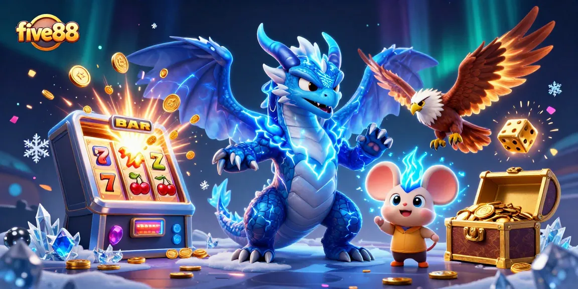 Experience the excitement of five88 with dynamic casino elements and captivating characters