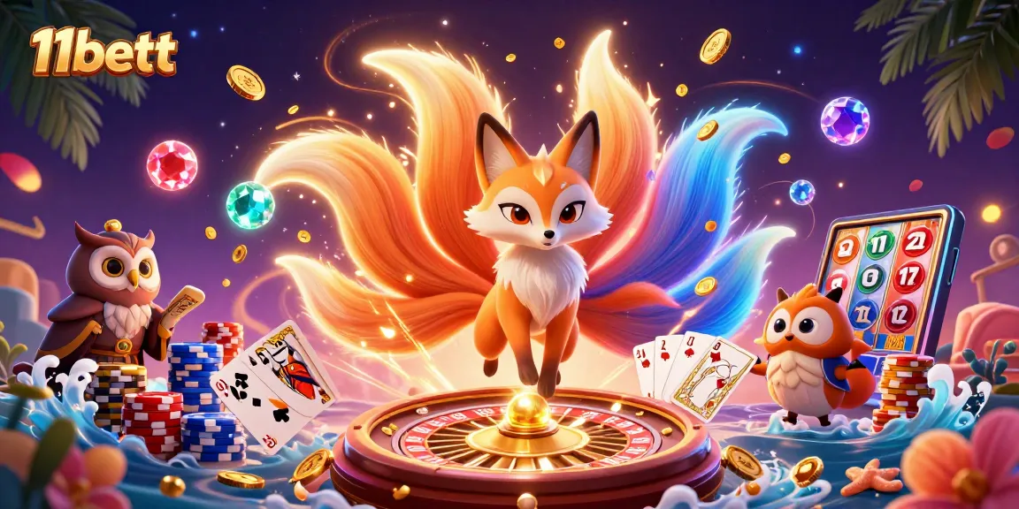 Engage with thrilling 11bett casino adventures, featuring dynamic gaming characters and golden coins.