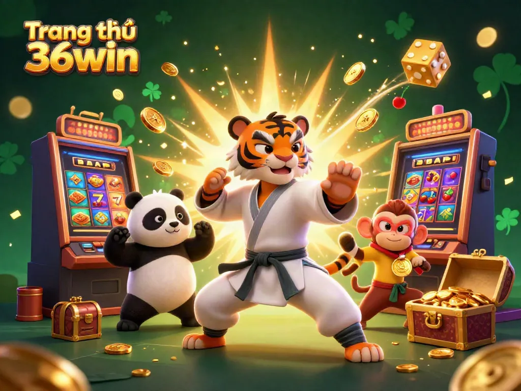 Experience thrilling wins at Trang chủ 36win with a dynamic casino scene featuring vibrant 3D action.