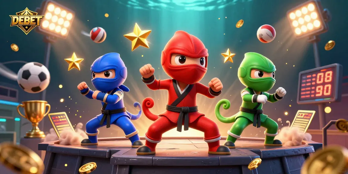 DEBET players enjoy exciting gaming thrills with dynamic sports elements in action.