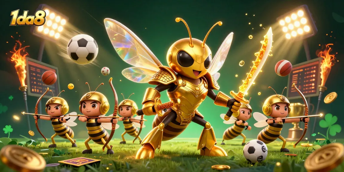 Experience thrilling sports action with 1da88's golden hornet and dynamic game elements
