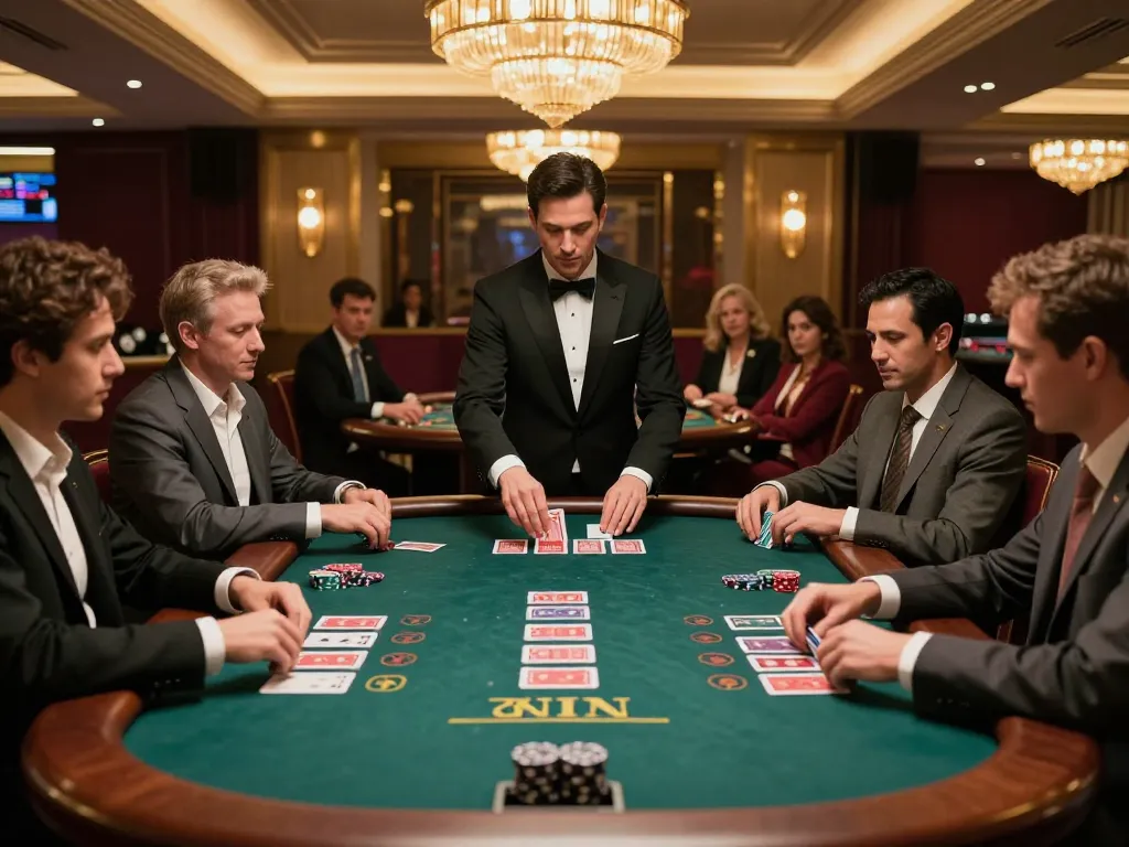 Experience thrilling blackjack action at cm88 casino with players engaged in strategic gameplay.