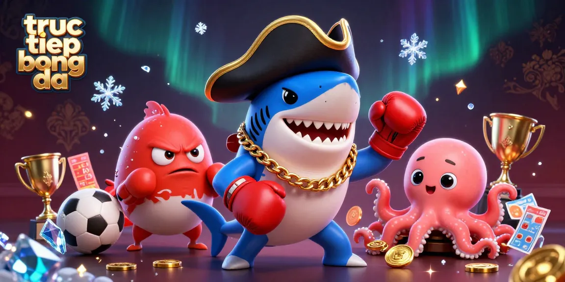 Experience truely captivating sports action with truc tiep bong da, featuring vibrant 3D cartoon characters and dynamic elements.