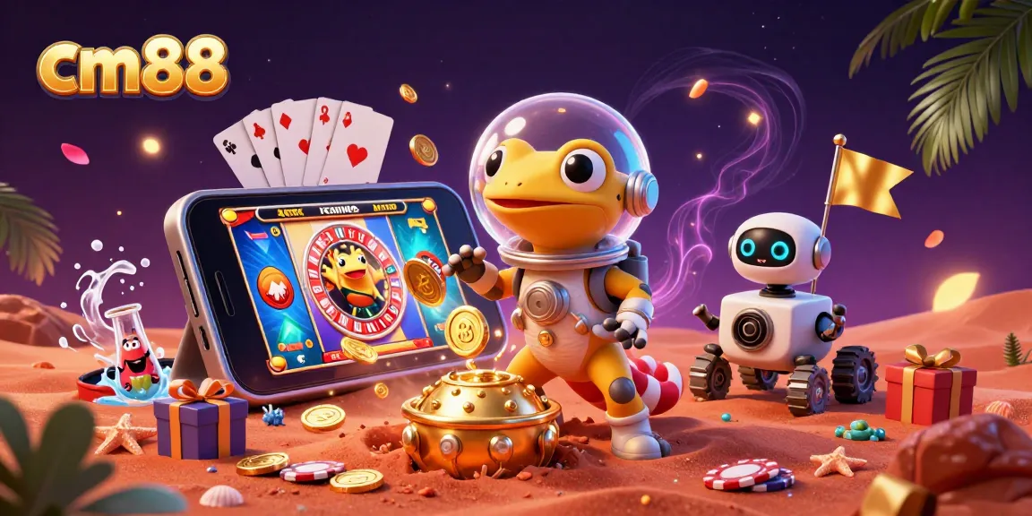 Trải nghiệm cá cược độc đáo cùng cm88 qua hình ảnh sinh động từ casino ngoài hành tinh.