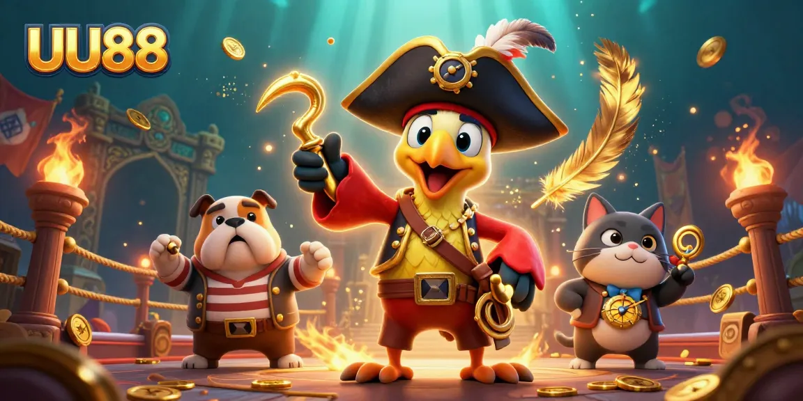 Experience thrilling betting action with UU88 at an immersive pirate-themed casino.