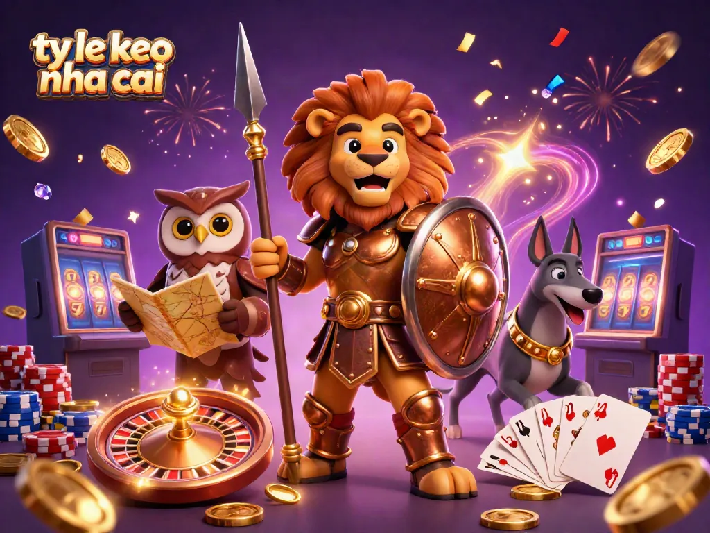 Experience thrilling ty le keo nha cai bets with our heroic illustration of the Spartan lion, tactics, and excitement.