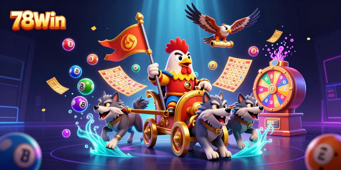 Experience thrilling wins at 78Win with a colorful dynamism of vibrant casino elements.