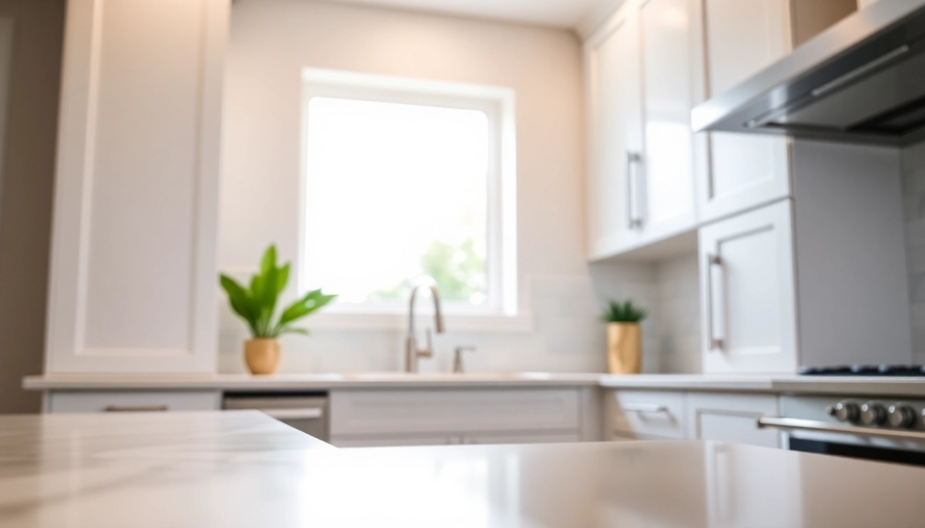 Stunning Cabinet Refacing Clearwater FL shown in a bright, modern kitchen setting.