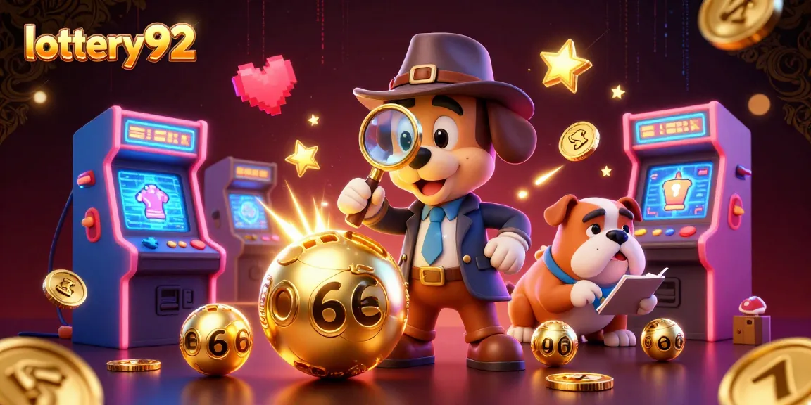 Engage with dynamic lottery92 gaming action through colorful characters and games in a bustling scene.