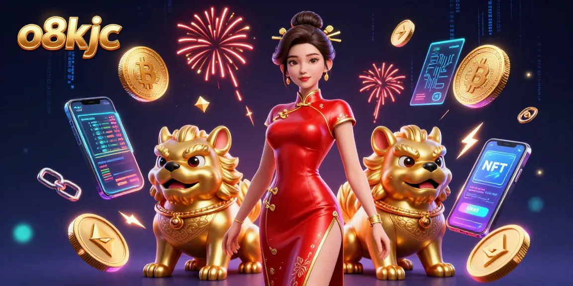 Engage with o8kjc's thrilling casino scene showcasing vibrant elements and an elegant host.