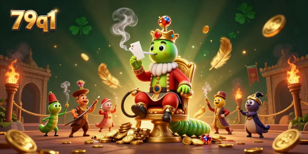 Engage with exciting 79q1 games featuring vibrant casino elements in a magical 3D setting.