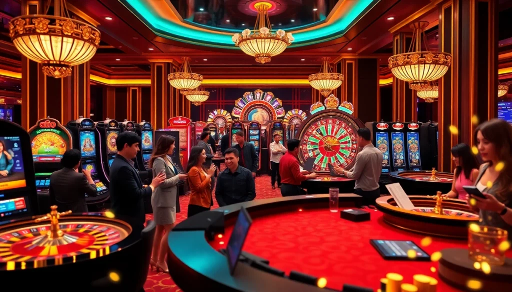 Engaging in thrilling games at เว็บตรง soibet casino, featuring vibrant slots and immersive roulette action.