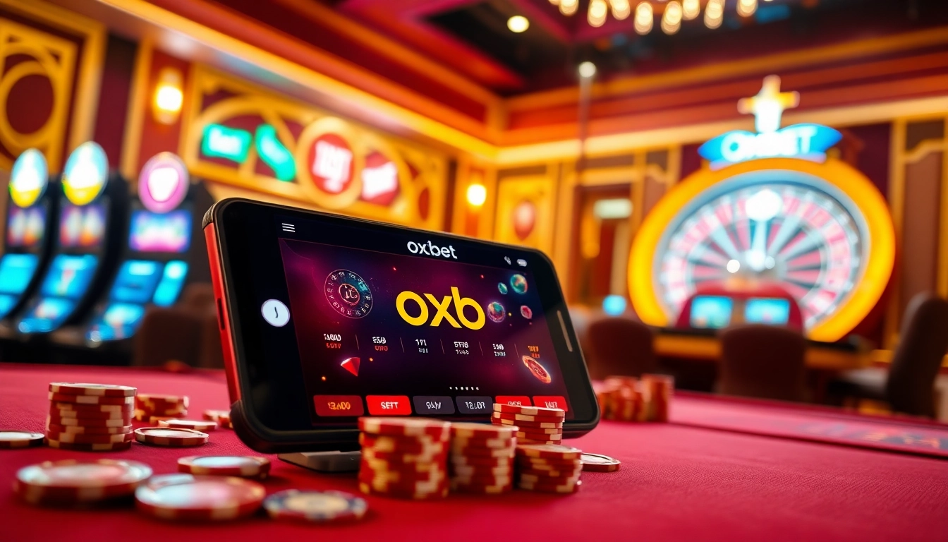 Experience the thrill of the oxbet app with exciting casino visuals and strategic gameplay.