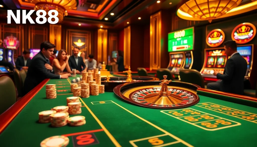 Experience NK88's thrilling online casino with vibrant gaming action and stunning jackpots.