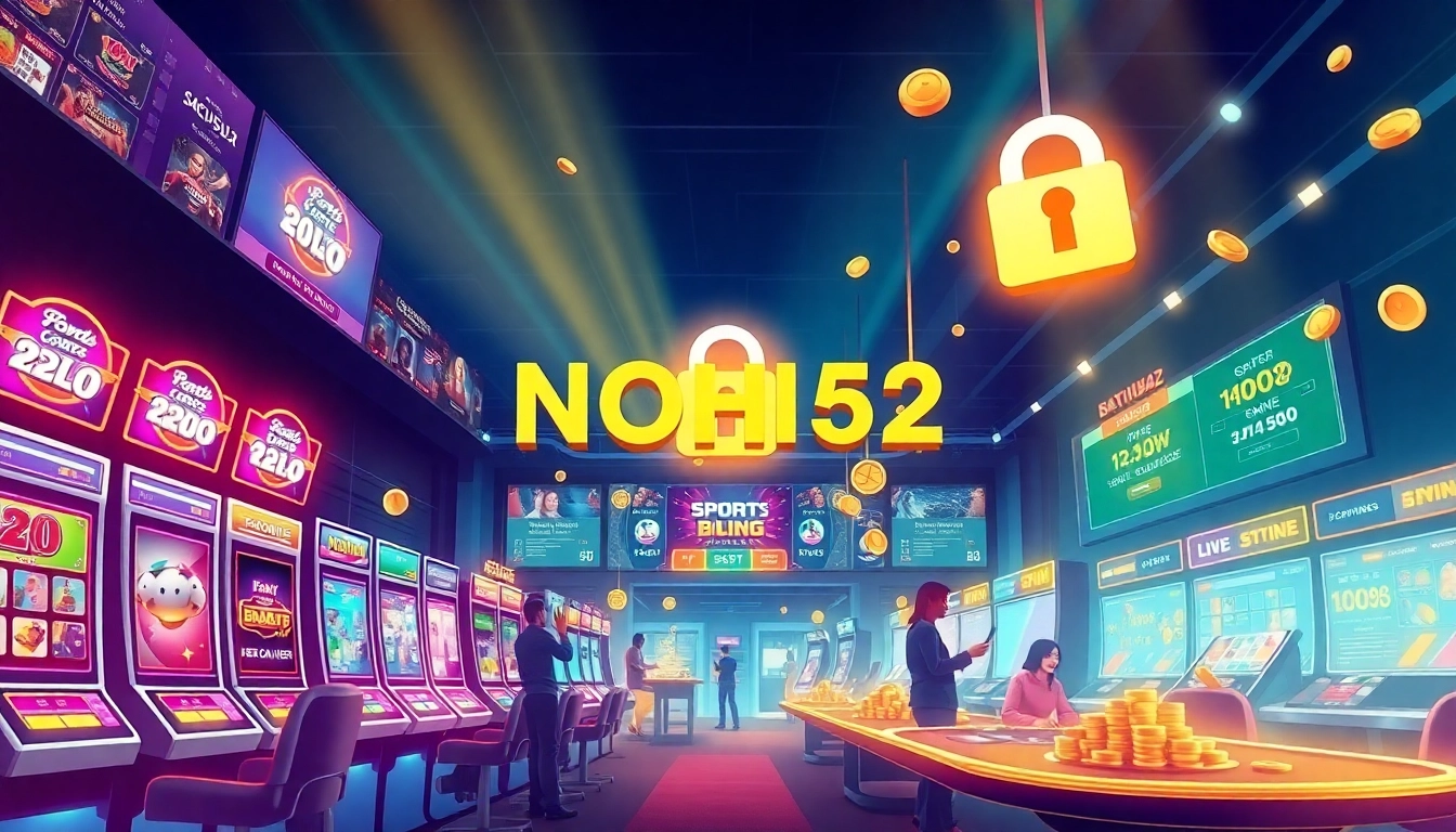NOHU52 online betting platform showcasing vibrant games and user engagement.