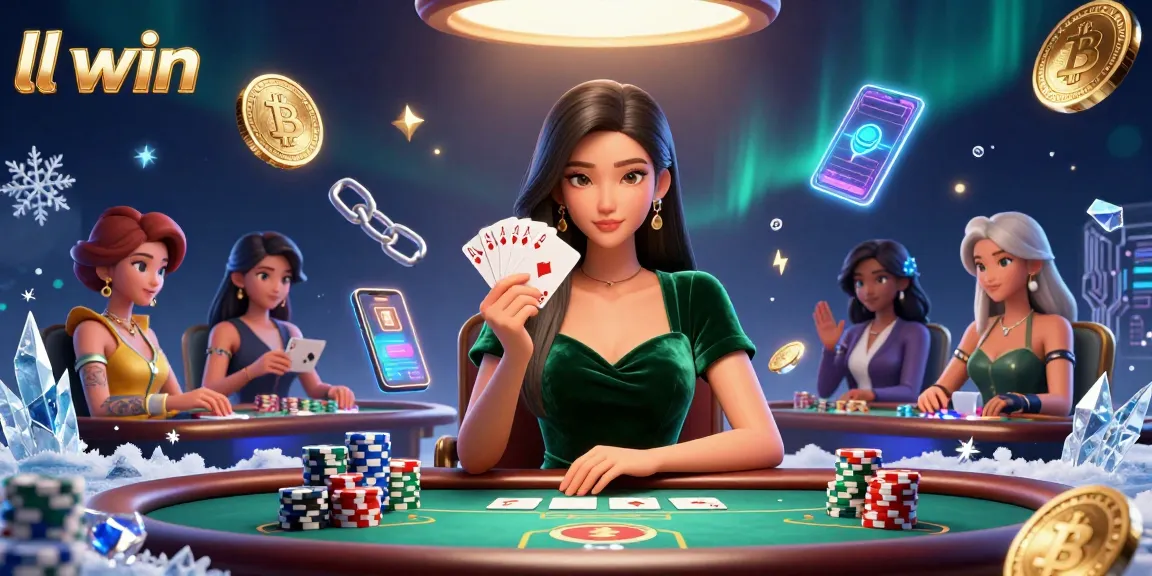 Experience ll win at our luxurious casino with stunning poker gameplay and vibrant crypto elements.
