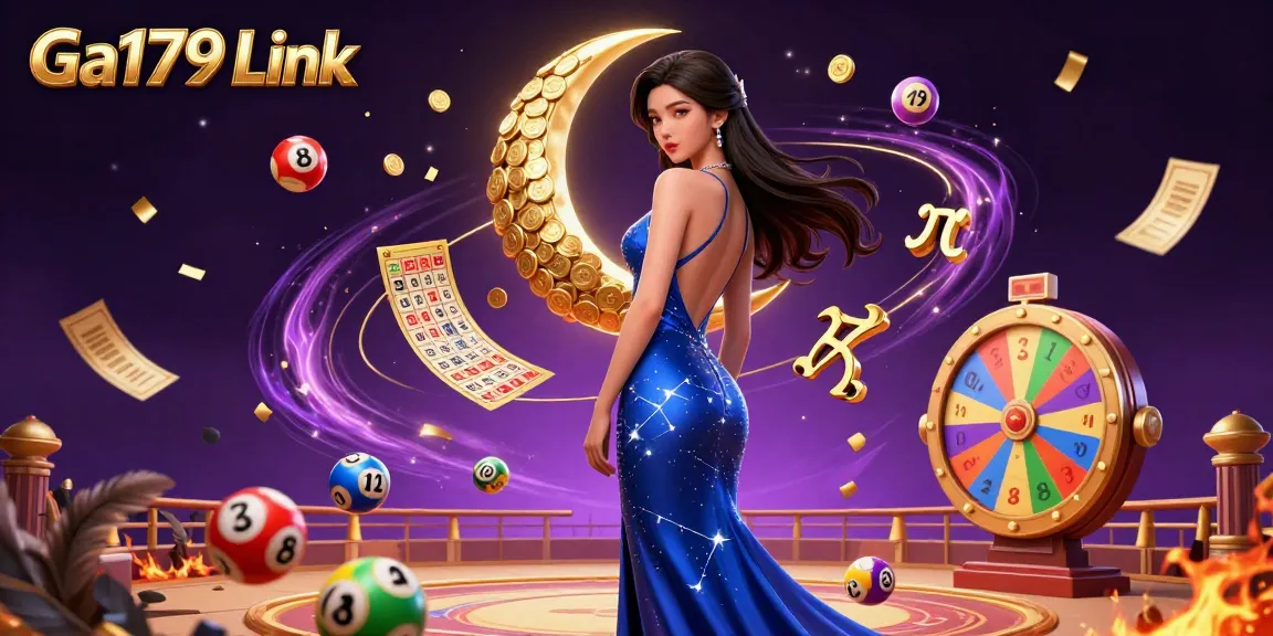 Place bets at Ga179 Link while enjoying a dazzling scene of dynamic lottery balls and golden prizes.