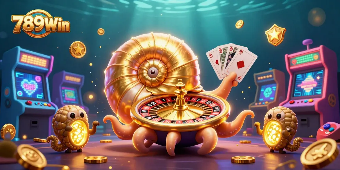 Experience winning thrills at 789Win with a colorful casino adventure scene.