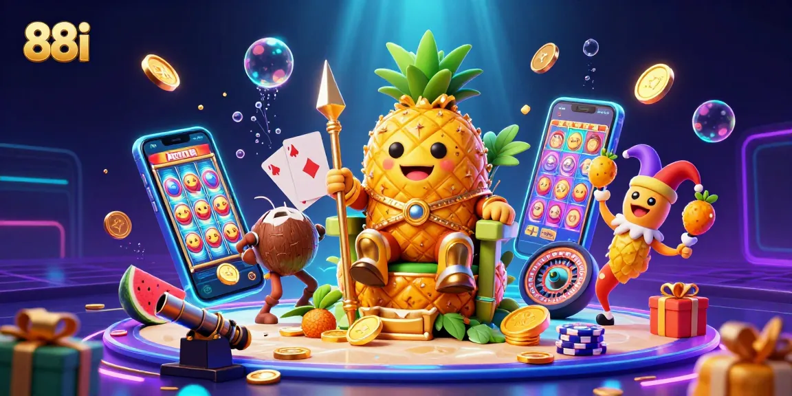 Experience winning at 88i with vibrant casino characters, dynamic games, and festive energy.