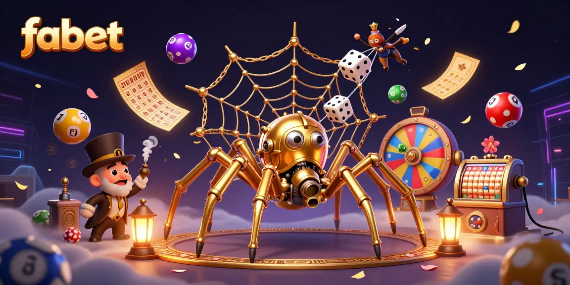 Join the fun at fabet with colorful lottery balls and a unique casino atmosphere!