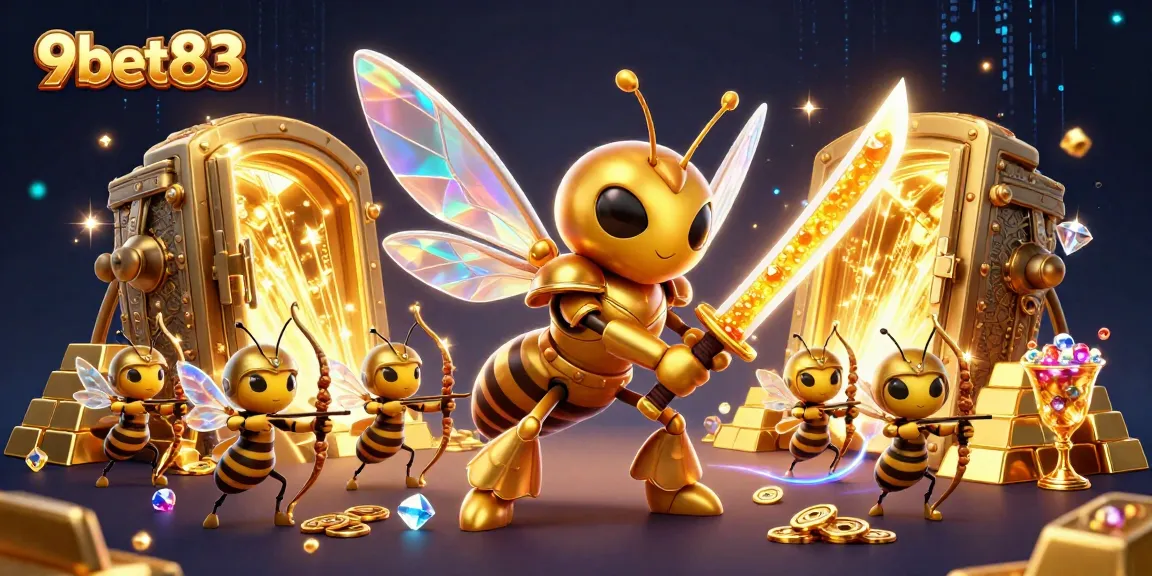 Engage in thrilling action with 9bet83 as the golden hornet samurai guards hidden treasures of a vibrant gaming world.