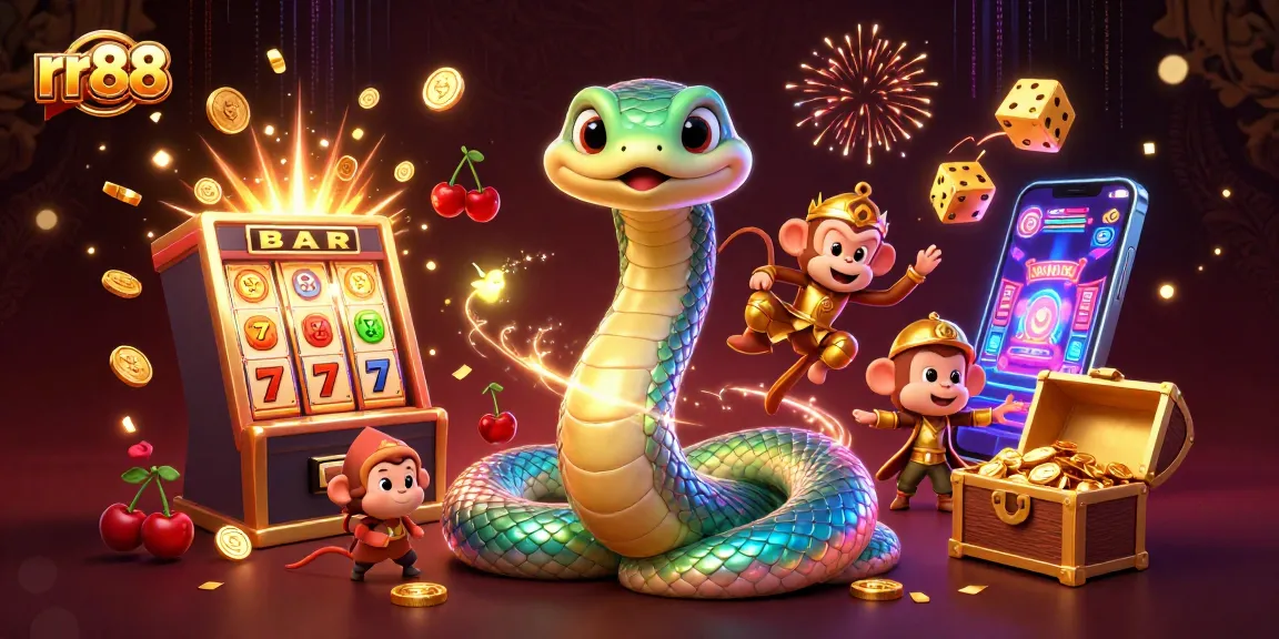 Engage in thrilling gameplay at rr88, featuring vibrant symbols and dynamic 3D visuals.
