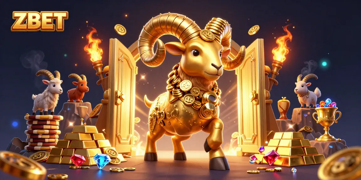 ZBET showcases an enchanting scene filled with treasure and excitement for online gambling enthusiasts.